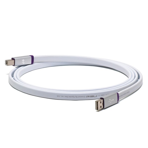 Neo Oyaide d+ USB Class S, 1 Metre, Purple 1