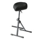 K&M 14046 Pneumatic Stool, Black