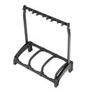 K&M 17513 Guardian Triple Guitar Stand, Black