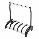 K&M 17525 opiekuna 5 Rack gitara elektryczna Stand, czarny/przezroczysty