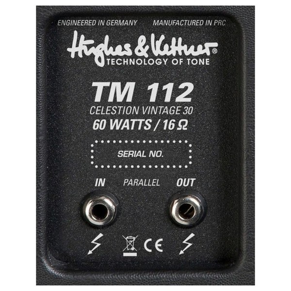 Hughes & Kettner Tubemeister TM 112 1x12 Speaker Cabinet Detail