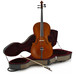 Archer 4/4 Size Cello and Fibreglass Case by Gear4music