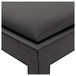 Duet Piano Stool with Storage by Gear4music, Matte Black