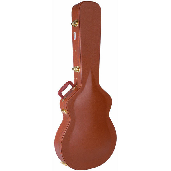 Kinsman Shaped Guitar Case, Brown