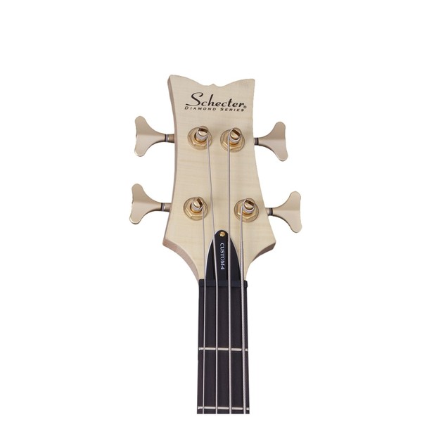 Left Handed  Schecter Stiletto Custom-4 Bass Guitar, Natural