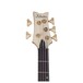 Left Handed Schecter Stiletto Custom-5 Bass Guitar, Natural