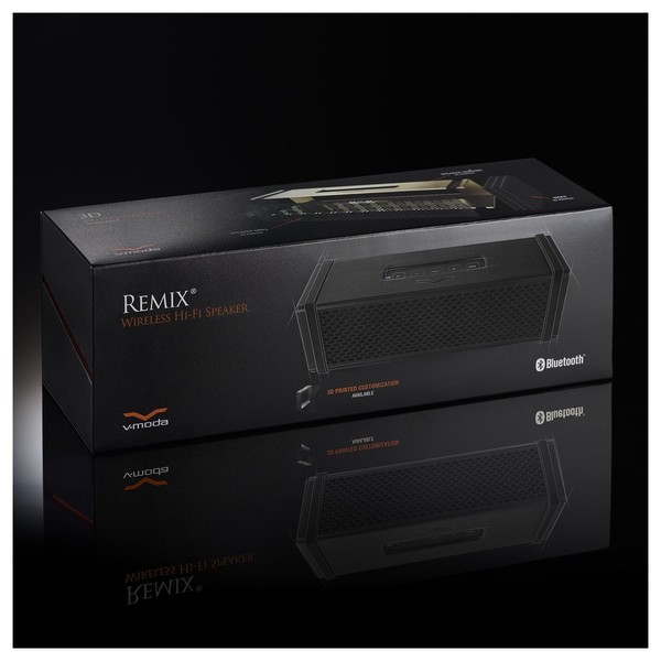 V-Moda Remix Wireless Speaker, Black - Boxed
