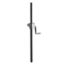 K&M 21339 Distance Rod with Hand Crank, Black