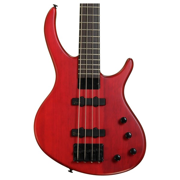 DISC Epiphone Toby Deluxe IV Bass, Trans Red at Gear4music