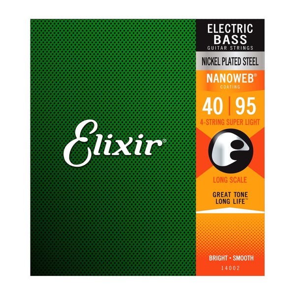 Elixir E14002 Nanoweb Super Light Bass Strings