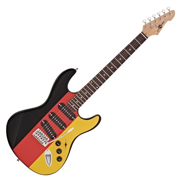 LA Electric Guitar by Gear4music, German Flag