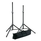 K&M 21459 Speaker Stand Pack, Black