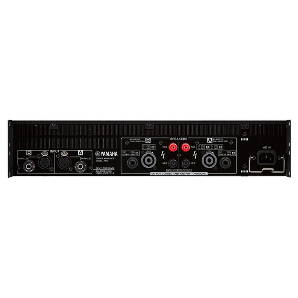 Yamaha PX10 Power Amplifier, Rear