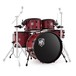 SJC Drums Pathfinder 20 5 Piece Shell Pack Crimson Black HW