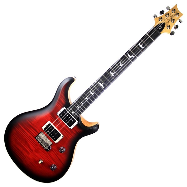 PRS CE 24 Satin Electric Guitar, Scarlet Sunburst