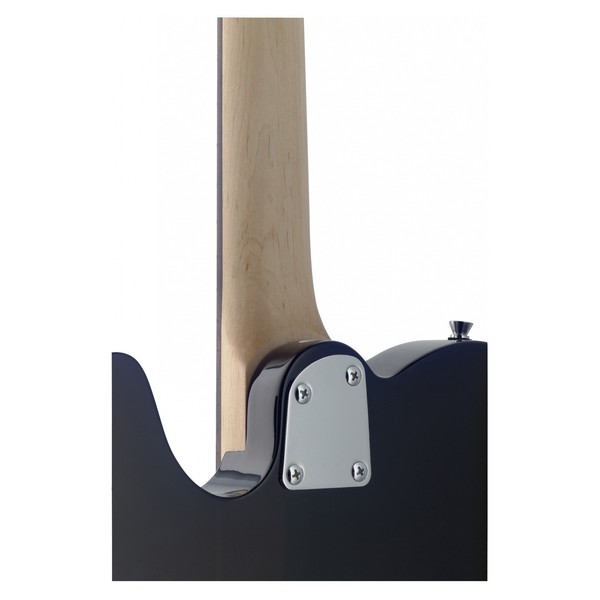 Stagg Vintage T Custom Electric Guitar, Black close up rear