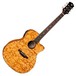 Luna Gypsy Quilt Ash Natural Electro Acoustic Guitar