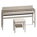 Piano Digital Roland Kiyola KF-10 con Banqueta, Sheer White