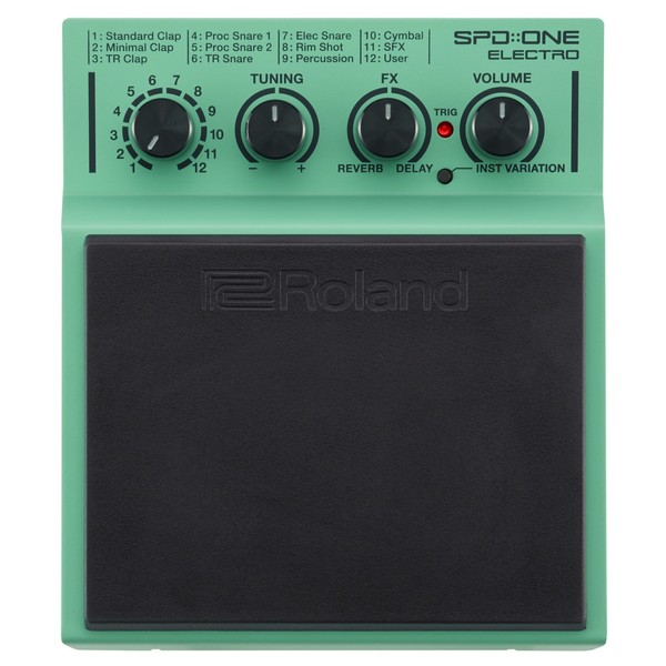 Roland SPD:ONE ELECTRO Trigger Pad - Top