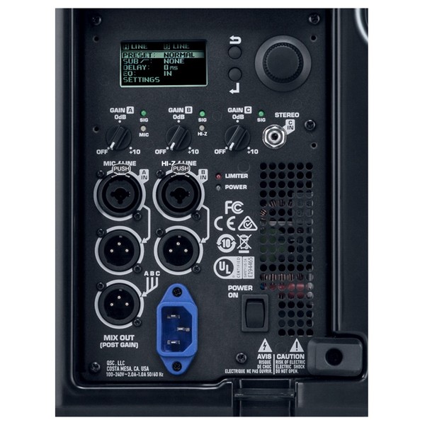 K10.2 10'' Speaker Control Panel