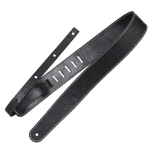 Richter 1486 Raw II Contour Croc Natur Guitar Strap 1