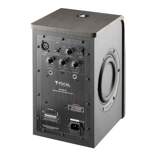 Focal Shape 50 Studio Monitors - Rear