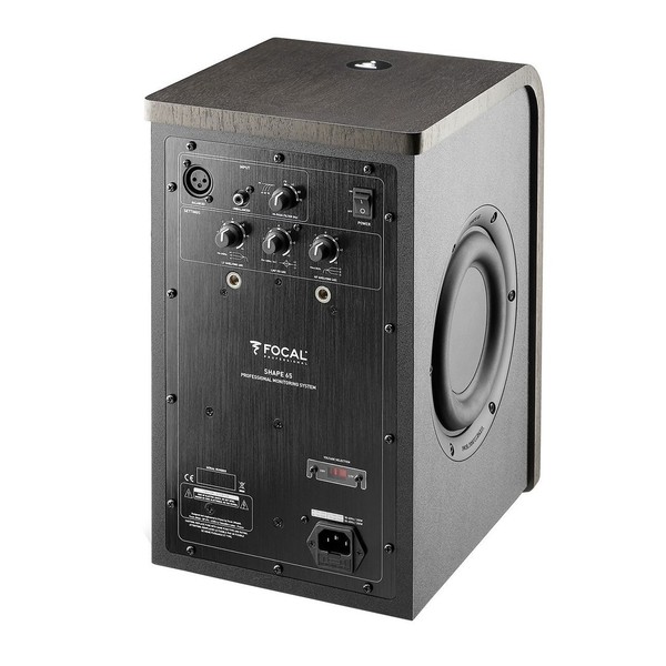 Focal Shape 65 Studio Monitors (Pair) With Stands - Monitor Rear