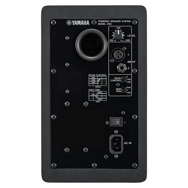 Yamaha HS5 Studio Monitor - Rear