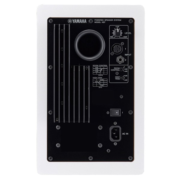 Yamaha HS7W Full-Range Studio Monitor, White 4