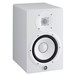 Yamaha HS7W Full-Range Studio Monitor, White with Monitor Stands 4