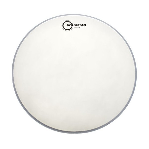 Aquarian Focus-X Texture Coated 10'' Drum Head, White