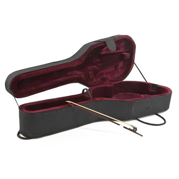 Student 3/4 Double Bass + Accessory Pack by Gear4music, Black