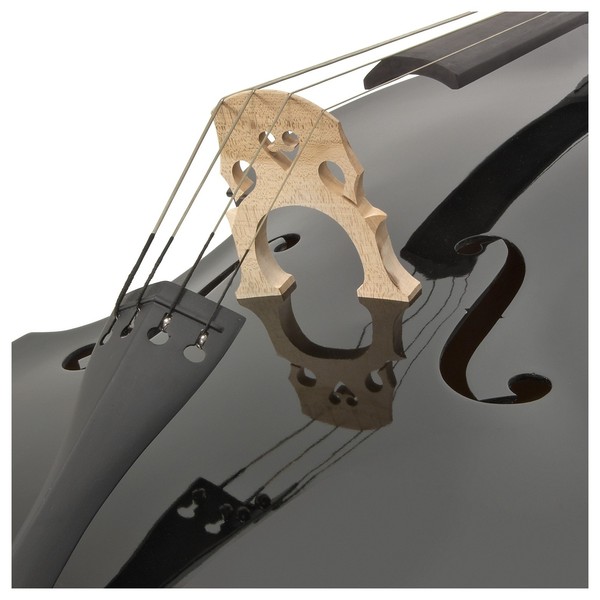 Student Double Bass + Accessory Pack by Gear4music, Black