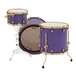 SJC Drums Colour Rush Ltd Ed Shell Pack, Purple with Brass HW