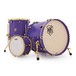 SJC Drums Colour Rush Ltd Ed Shell Pack, Purple with Brass HW