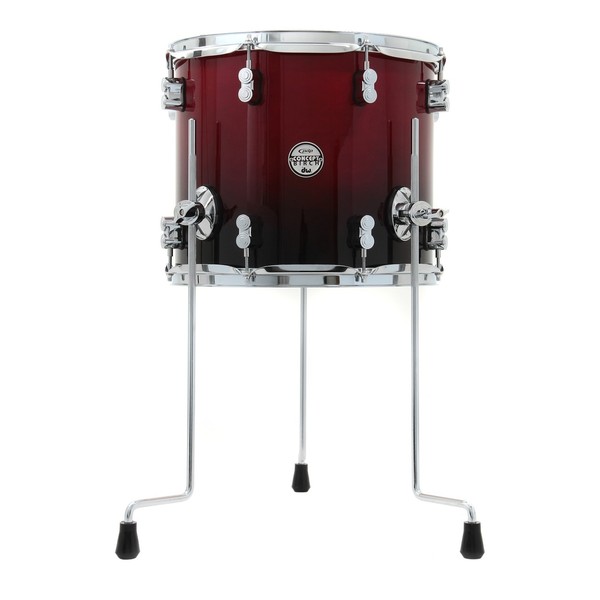 PDP Concept 14'' x 12'' Floor Tom, Cherry to Black Fade