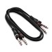 Essentials Dual TRS Jack to Dual TRS Jack Cable, 1m