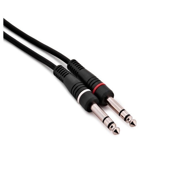 Essentials Dual TRS Jack to Dual TRS Jack Cable, 1m