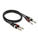 Stereo Interconnect Cable, 1m by Gear4music