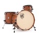 SJC Drums Tour 22'' 3 Piece Shell Pack, Golden Ochre with Black HW