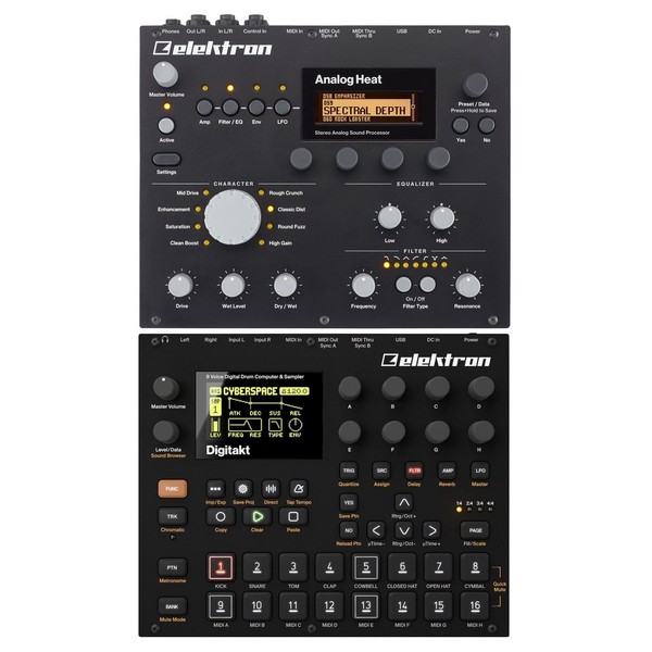 Elektron Digitakt Drum Computer & Elektron Analog Heat - Bundle