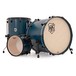 SJC Drums Tour 22'' 3 Piece Shell Pack, Blue with Black HW