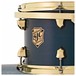SJC Drums Tour 22'' 3 Piece Shell Pack, Blue with Brass HW