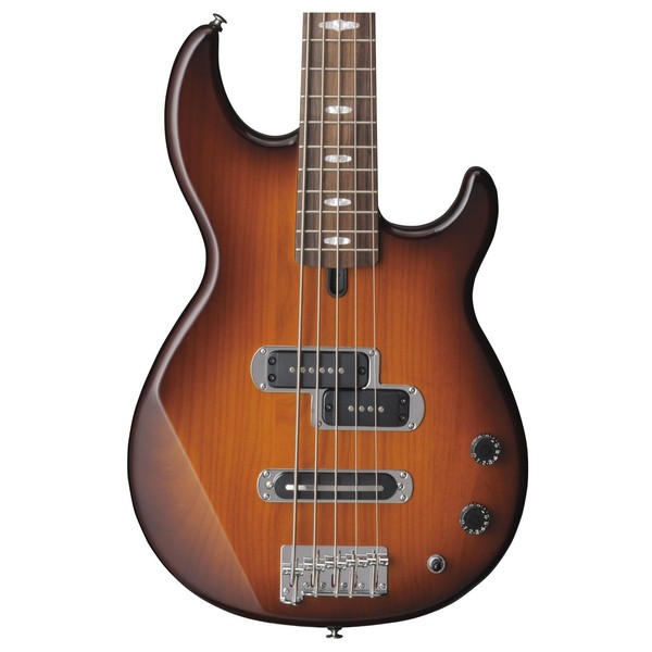 DISC Yamaha BB425 5-String Bass Guitar, Tobacco Brown