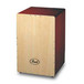 Pearl Box Cajon Matte Wine Red w/Natural Front Plate, 31,5x31,5x50cm