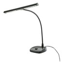 K&M 12297 LED Piano Lamp, Black, UK Plug