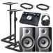 M-Audio BX8 Monitors, M-Track Interface, Cables & Stands Studio Pack - Bundle