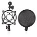 Microphone Shock Mount with Pop Filter by Gear4music