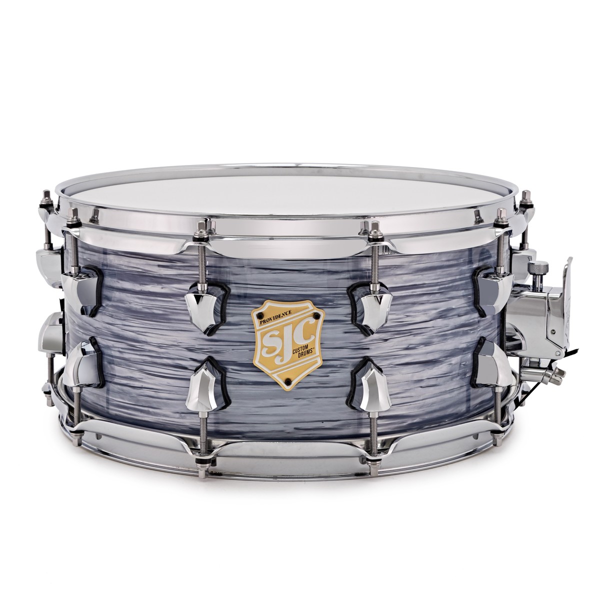 Sjc Drums Providence 14 X 65 Snare Drum Silver Ripple Na