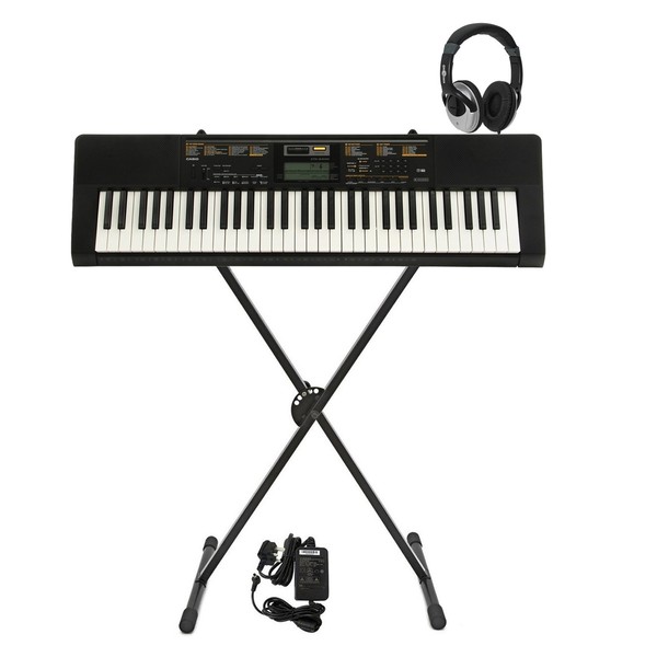 Casio CTK 2400 tragbares Keyboard mit X Stander Paket Gear4music